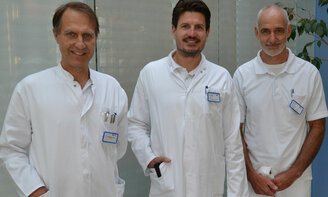 Drei der Operateure des EPZ Tettnang (von links): Dr Siegfried Locher, Dr. Christian Grasselli und Dr. Norbert Heuer.