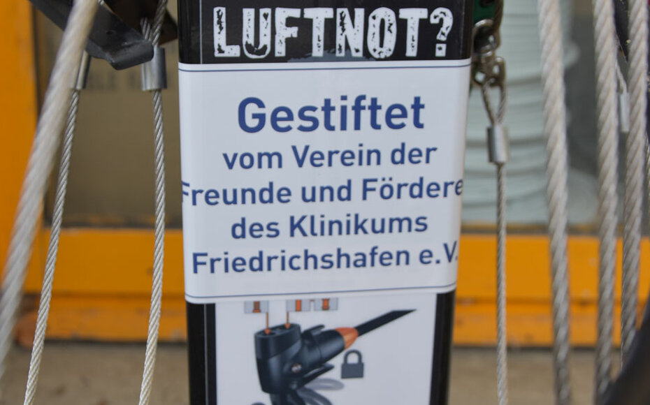 Fahrrad-Servicestation am Klinikum Friedrichshafen