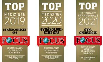 Focus-Siegel „Top-Klinik“ Operative Gynäkologie 2019 - 2021